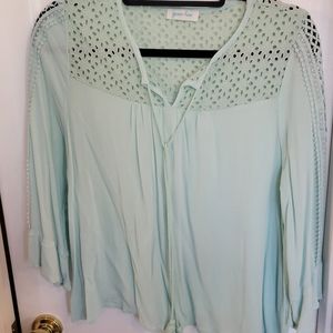 Grace and Lace light green shirt